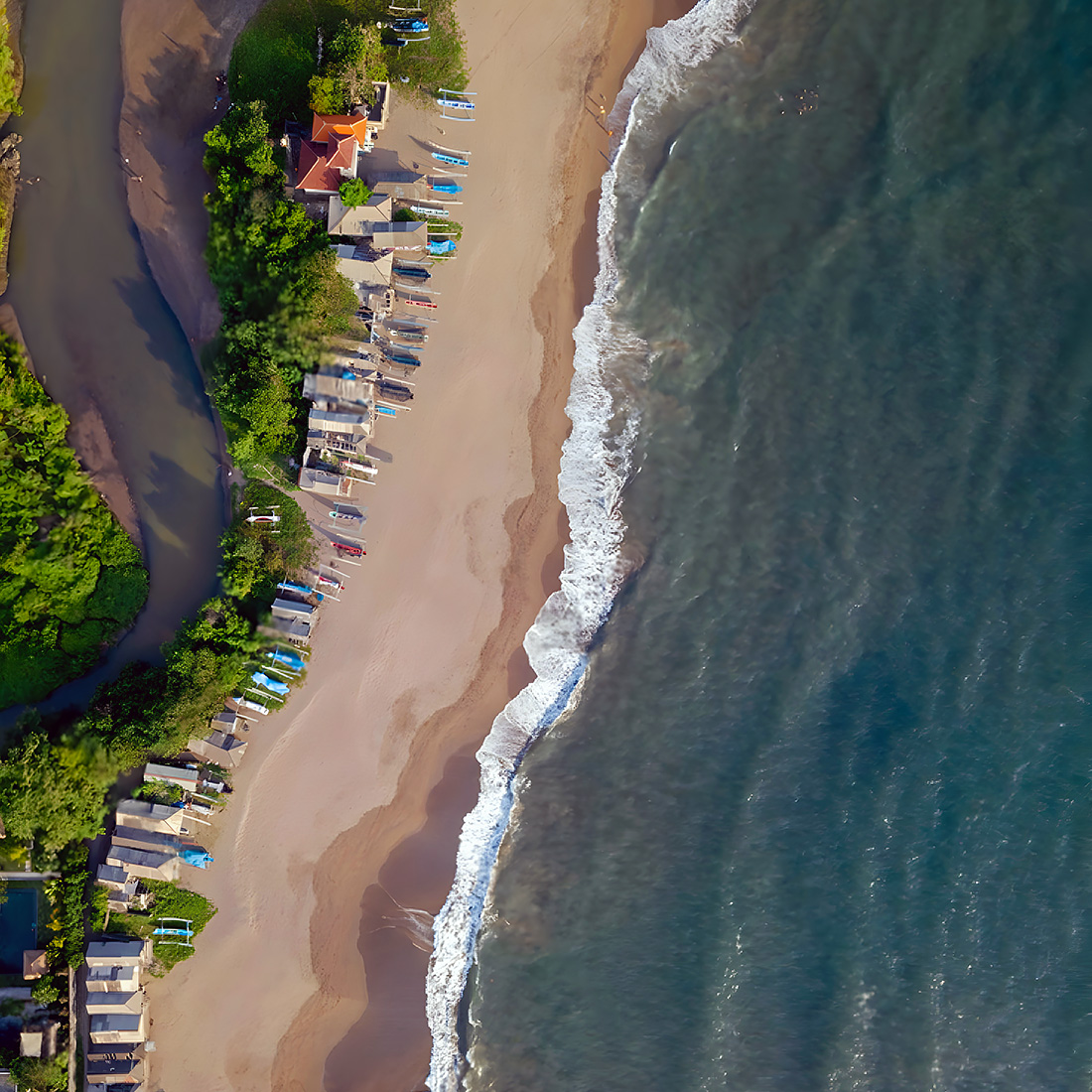Berawa Beach near Villa Manggala Bali